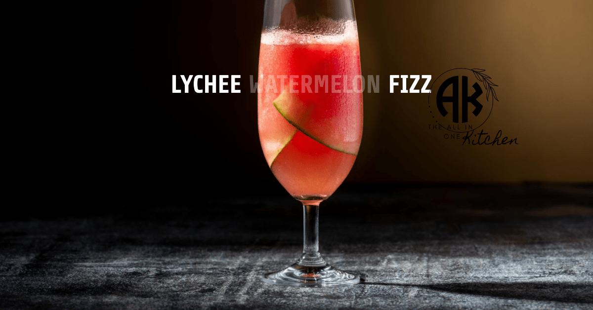 Lychee Watermelon Fizz Mocktail