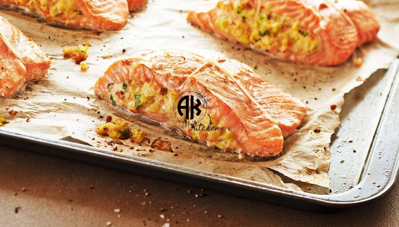 Shrimp Stuffed Salmon Recipe