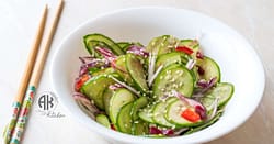 Asian Sesame Cucumber Salad Recipe